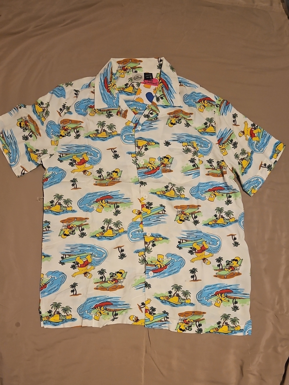 The Simpsons Hawaiian Shirt- M